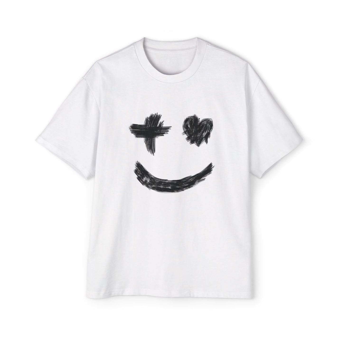 Heavy Oversized Tee: Love Glitch (Men's)