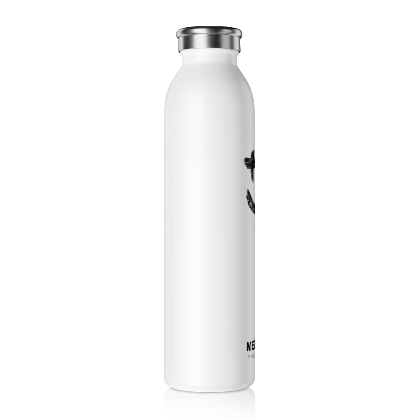 Slim Water Bottle: Love Glitch