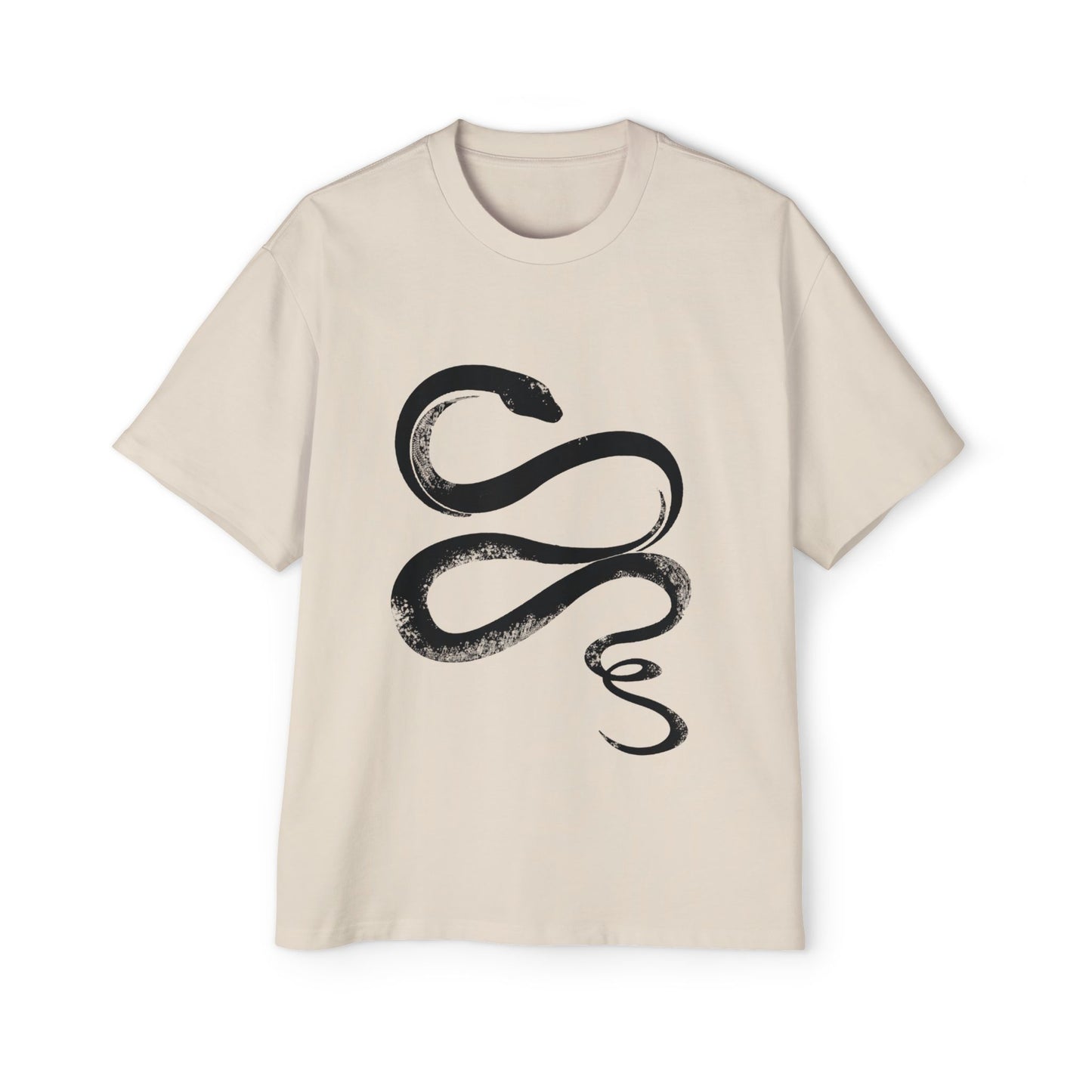 Heavy Oversized Tee: Year of the Snake 蛇 (Men's)