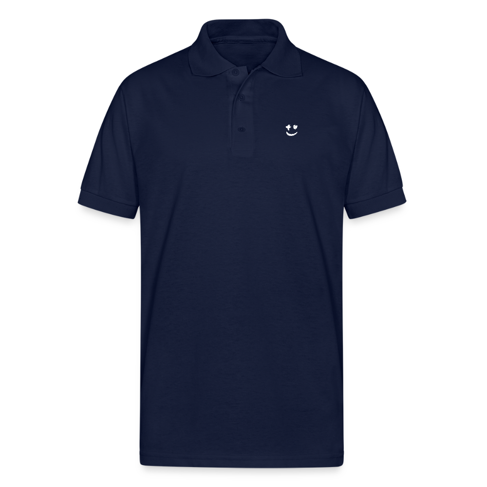 Love Glitch "Aria" Polo Shirt (Men's) - navy