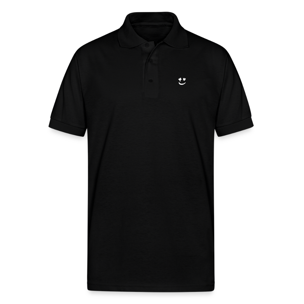 Love Glitch "Aria" Polo Shirt (Men's) - black
