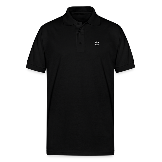 Love Glitch "Aria" Polo Shirt (Men's) - black