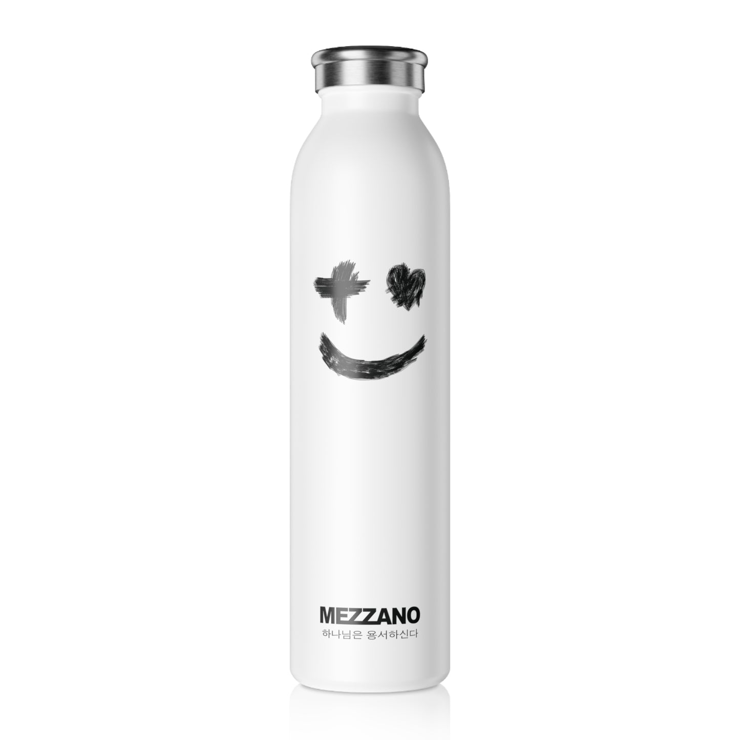 Slim Water Bottle: Love Glitch